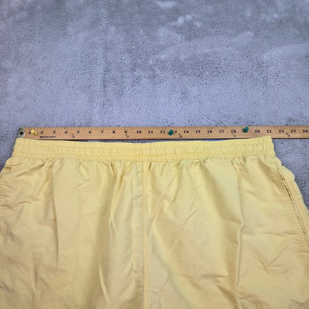 Polo Ralph Lauren Swim Trunks Mens 3XLT Mesh Lined Pony Logo Pockets Yellow Gold